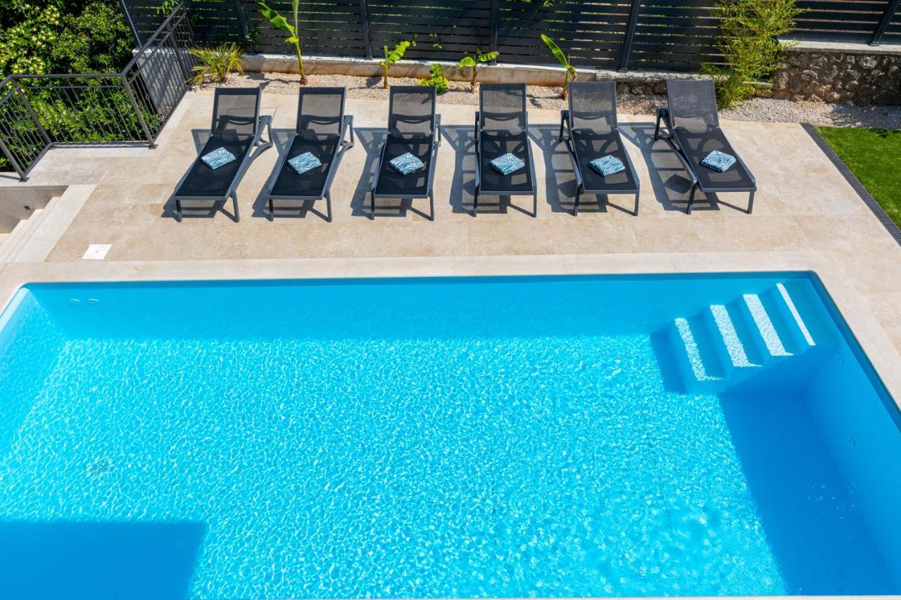 Villa Pafran With Heated Pool Krk Krk Town Exteriör bild